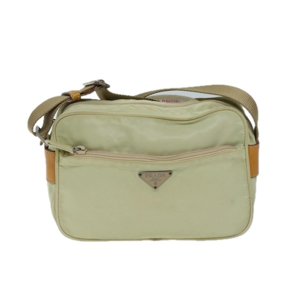 PRADA Shoulder Bag Nylon Cream Auth 71903 - Picture 13 of 16